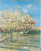 Vincent Van Gogh Flowering orchard oil painting picture wholesale